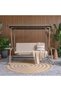 Lima Swing 3-Seater Hammock Chair | Modern Hanging Chair for Indoor/Outdoor Garden - Multi Color - 2