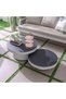 Genova 5-Seater Outdoor Sofa Set | Aluminium Frame | Modern Patio Furniture | White & Khaki - 5