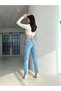 Acid Washed Comfort Recovery Stretchy Ankle-Length High Waist Women's Jeans (2026) - 4
