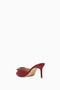 Aliyah 70 Crystal Buckle Satin, Pointed Toe Handmade Stylish and Elegant Mule - 3