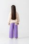 My Little One's Cicileri Floral Knit Detailed Flower Print Girls' 2-Piece Set - Purple - 5