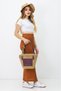 Jutty Wicker Women's Shoulder Bag – Stylish Everyday Hand and Shoulder Bag with Leather Details - 3