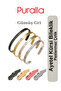 Ayetel Kürsi Bracelet - Stainless Steel Adjustable Unisex (1) Gold Yellow - (1) Silver - Set - 7
