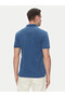 Men's Blue Straight Cut Polo T-Shirt Housemark - 35883-0271 - 3