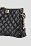 Women's Black Chain Detailed Hand & Shoulder Bag C3008 - 2