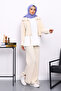 Stone Zippered Triple Knitwear Set - 2