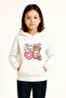 Premium 3 for Children with Donut and Milkshake Print. Yarn Compact Sweatshirt