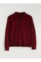 Polo Neck Women's Knitwear Sweater - 4