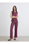 Esvab • Modern & Distinctive Women's Textured Pants with Waist Cord