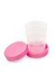 Pahar pliabil 145 ml, roz, plastic