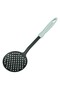 Serving Spoon, Plastic, Anthracite, Green Handle, 33 cm