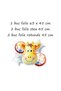Giraffe foil balloon set, 5 pieces - 2