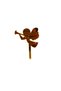 Cake Topper Angel, Gold