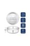 8 Inch Round Cake Tin Set of 3 Stainless Steel Cake Moulds for Birthday Christmas Wedding - 2