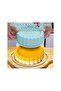 Charlotte Cake Pan Silicone 18cm Nonstick Round Mold for Cheesecake, Brownie & Tart, Green - 4