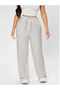 Gray Baggy Loose-Leg Trackpants - 5
