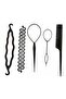 Hair Bun Making and Hair Braiding Apparatus Set