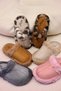 Women's New Season Plush Detailed House Slippers. No Sound Slippers. - 8