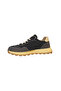 Men's Ultra Comfort Lace-Up Leather and Fabric Combination Four Season Casual Shoes - 5