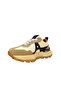 Men's Thick Non-Slip Rubber Sole Lace-Up Color Detailed Sneakers Shoes - 5
