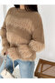 Bearded Fabric Soft Texture Knit Sweater