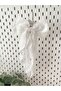 Thin Fabric Large Dangling Bow Model Processing Patterned Automatic Buckle
