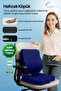 Lumbar Cushion (Visco), Seat Cushion (Visco), Visco Lumbar and Seat Cushion, Set of 2 - 3