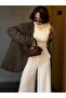 Pirlo Women's Suede Lock Detailed Handbag and Crossbody Bag - 3