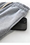 2 Pcs Women's Black + Gray Plus Size Baggy Loose Fit Pants Bottom Stretchy Comfortable Fabric Sweatpants - 5