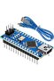 لوحة تحكم MakerFocus Mini Nano V3.0 ATmega328P مع كابل USB لـ Arduino