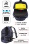 Large Size Travel Daily Backpack 60 Liters 17.3 Inches Orthopedic Waterproof Fabric Dada 09 Navy Blue - 6