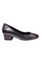 ///M Boutique 014530 Black Leather Classic Shoes