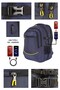 Large Size Travel Daily Backpack 60 Liters 17.3 Inches Orthopedic Waterproof Fabric Dada 09 Navy Blue - 7
