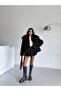 سترة فاخرة مبطنة بياقة شال كبيرة الحجم - 5