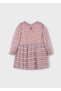Girl's Pink Tulle Dress (4-10 Years) – Floral Pattern, Cotton Lining, Ribbon Detail - 2
