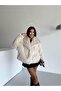 Shawl Collar Oversize Lined Premium Fur Coat - 2