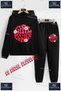 Children's Unisex Custom Printed Hoodie and Sweatpants Set with the Text'Girl Power Papatyali'