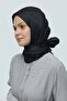 Silky Jacquard Series Mk Line Pattern Shawl - 3