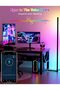 165cm Corner Floor Lamp, Smart RGB Floor Lamp, Dimmable LED Corner Lamp With Music Sync Col - 3