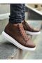 Ch258X Men's Sports Casual Lace-Up Leather Boots Cbt - Tan - 2