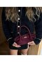Tacca Monella Model Suede Women's Hand and Shoulder Bag - 2