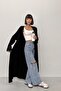 Pony Long Knitwear Cardigan - Soft Textured Oversized Loose Cardigan