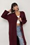 Pony Long Knitwear Cardigan - Soft Textured Oversized Loose Cardigan - 5