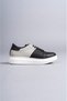 Slw151 boost lace-up leather suede men's daily sneaker shoe csbt - black/gray - 4