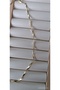 Cut Thick Gold Steel Necklace 60cm - 4