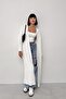 Pony Long Knitwear Cardigan - Soft Textured Oversized Loose Cardigan - 3