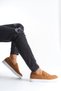 SLW180 Style X Laceless Suede Men's Casual Sport Classic Shoe SBT - Tan - 3