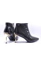 25K417-1 Patent Leather Pointed Toe Evening Dress Boots - 4