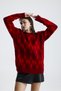 Diamond Patterned Raised Women's Knitwear Sweater - 3