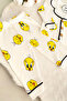 Girls Boys Unisex Luxury Top-Bottom 2-Piece Vibrant Patterned Cotton Pajama Set - 3
